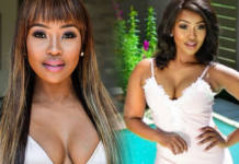 Lorna Maseko and EFF's Floyd Shivambu show off their baby girl