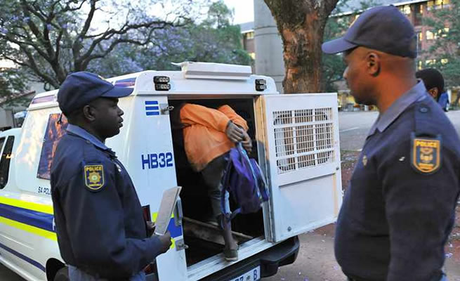 arrested-saps-south-africa-police-van-vehicle