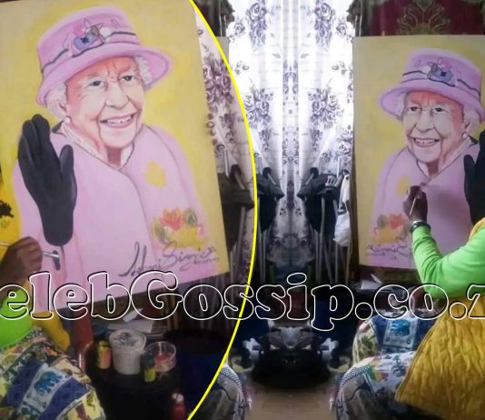 Zimbabwean artist Lebani 'Rasta' Sirenje unveils Queen Elizabeth's portrait: Help me attend her funeral