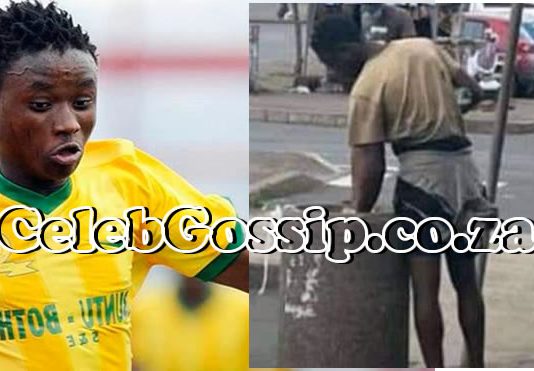 Former Sundowns midfielder Khayelihle Shozi now eating from dustbins and living in the streets