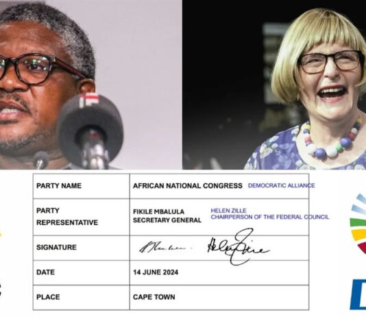 DA Demands 12 cabinet posts in GNU as ANC offers them only 6 plus 7 deputy ministers: Leaked letter reveals more