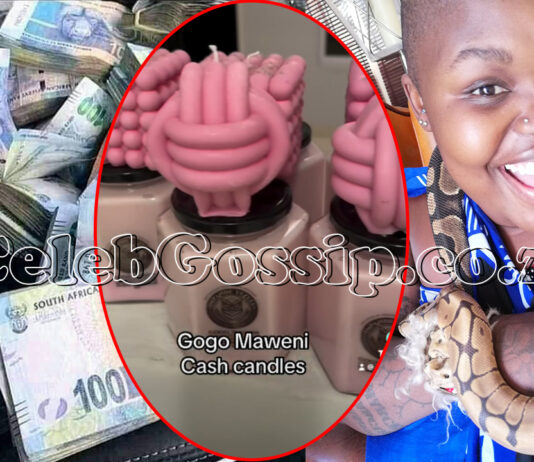 Want to get rich quick? Celebrity sangoma Gogo Maweni's cash candles break the internet