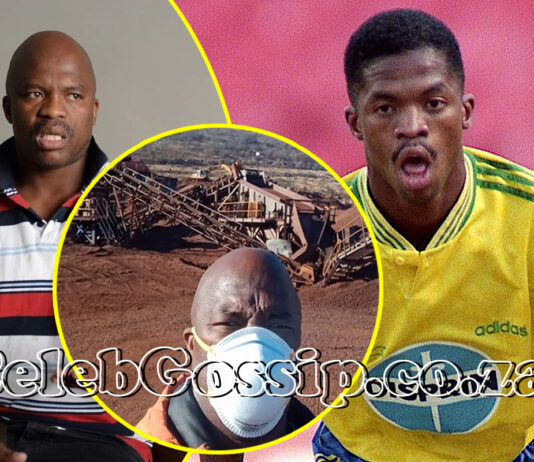 Ex-Bafana Bafana and Sundowns footballer is now earning a living as a mine worker: I messed up in my life