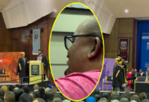 Video of over-excited husband stealing the show at wife's UWC graduation breaks the internet (WATCH)