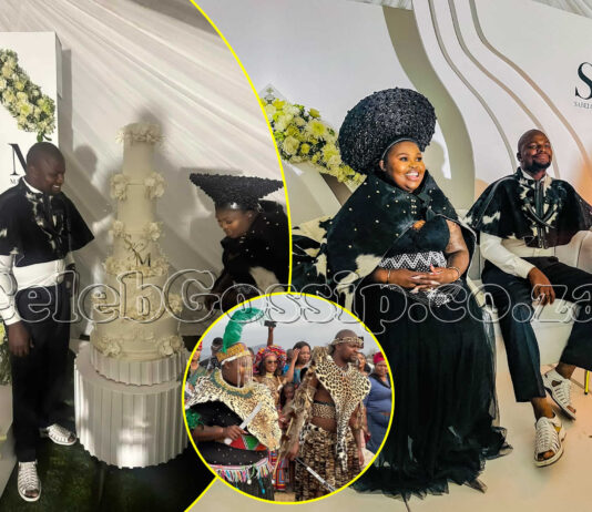 A new wedding and a new house for pregnant celebrity sangoma Gogo Maweni and Sabelo Mgube as they tie the knot