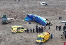 38 people killed as plane crashes and catches fire on Christmas: Video of passengers crying and praying during the crash goes viral (WATCH VIDEOS)