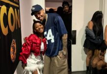 Chris Brown delivers on viral videos sensation teenager Naledi's dream birthday gift!