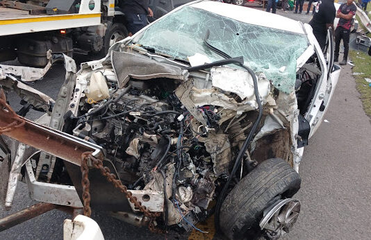 Multiple accidents on Christmas: 2 women die as Toyota Corolla collides with a fully loaded taxi, truck carrying explosives bursts into flames