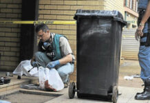 Friends drug and strangle Thapelo, then stab him multiple times until he dies…. Dead body 'refuses' to get into dustbin!