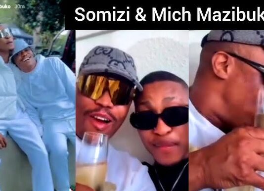 You're preying on young men: Polygamous and pansexual Somizi sparks dating rumours with Mich Mazibuko as video goes viral (WATCH)