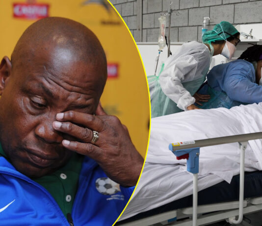 Infection renders former Bafana Bafana coach Shakes Mashaba's 4-5 useless, gets hospitalised after situation deteriorated