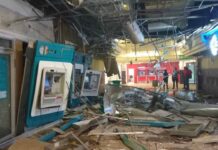 CASH HEIST: 30 armed robbers hit Hammanskraal Mall, bomb 5 ATMs and shoot security guard then flee with lots of cash (PICS)