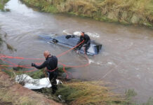 Man found dead in his SUV car in flooded Kgopjane river (SEE PICS)