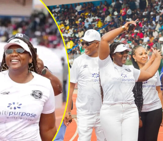 After losing Royal AM to SARS, Shauwn Mkhize 'MaMkhize' now wants to buy Pirates, spotted at the stadium supporting the club