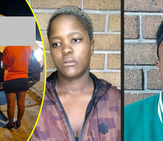 Two young women who tried to flee after being caught driving a stolen Toyota GD6 to Zimbabwe languish in jail