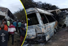 Deadliest accident in years: 38 people burnt beyond recognition as 2 buses crash head-on and catch fire (SEE PICS)