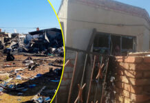Horror as Zama Zamas bomb themselves, RDP houses flattened, several neighbours left homeless (SEE PICS)