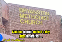 Hours After Worshippers Gave Generously, Thieves Struck Bryanston Methodist Church
