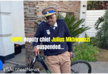 Suspended EMPD Deputy Commissioner Julius Mkhwanazi denies installing blue lights on vehicles linked to Matlala