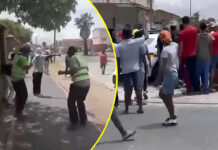 Gang members and police gunfire exchange: All hell breaks loose in Manenberg as residents bay for Police officers' blood (WATCH VIDEOS)