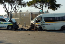Taxi and Police Van Involved in Serious Head-On Crash!