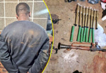 Zama Zama foreigner found with military-grade explosives and RPG-7 rocket-propelled grenade launcher