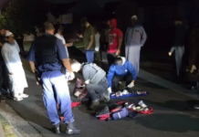 E-hailing driver shot in the face