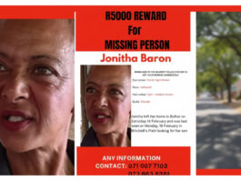 R5,000 REWARD OFFERED for missing Cape Town woman… She was spotted several times in Mitchells Plain