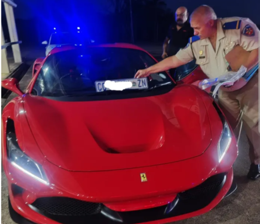 208km/h in a Ferrari Spider: KZN Traffic Cops Nab Speedster in High-End Supercar