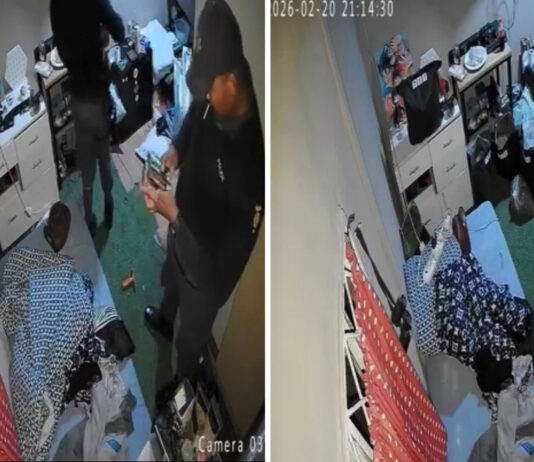 'Robber Cop' Caught Red-Handed on Camera: CCTV footage Shows Police Officer Stealing Lots of Cash During Drug Raid (WATCH)