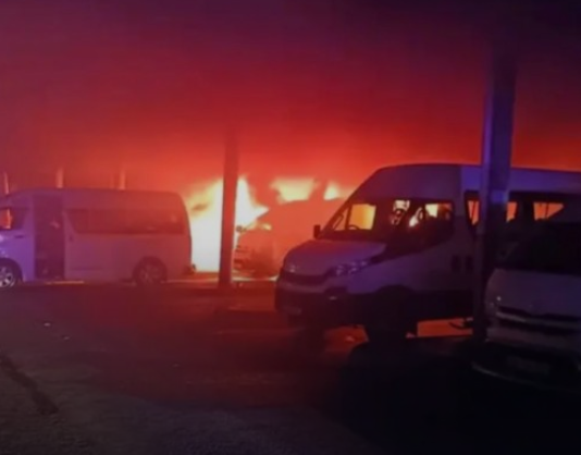 Nine Taxis Torched at Nyanga Taxi Rank in Cape Town
