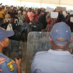 Chaos In Umzimkhulu: Police Stop Furious Protesters From Charging at President Ramaphosa!