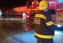 N12 Highway Closed After Gas Tanker Bursts Into Flames