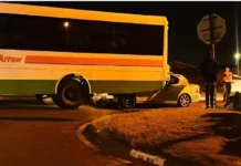 Bloody Mercedes Benz and Golden Arrow Bus Accident: Eerste River Crash Leaves Driver Dead and Four Others Fighting for Life