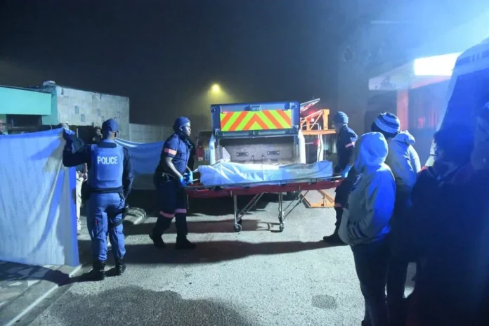 crime scene - shot dead - police - paramedics