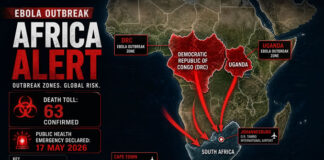 Deadly Ebola Outbreak Declared International Emergency As South African Health Officials Race To Prevent Catastrophic Spillover From Central African Hotspots!