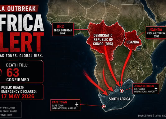 Deadly Ebola Outbreak Declared International Emergency As South African Health Officials Race To Prevent Catastrophic Spillover From Central African Hotspots!