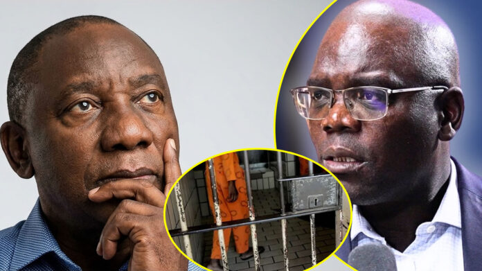 ramaphosa worried - going to jail - prince mashele