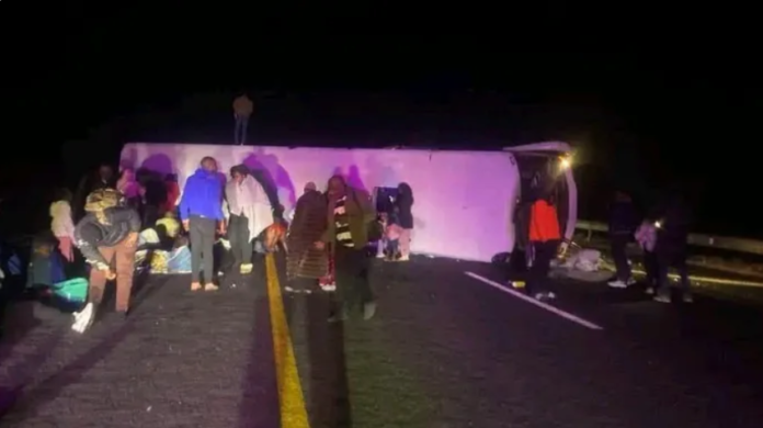 Bus-Overturned