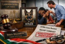 Shocking! Employee with Racist Dog Named “Hitler” Loses Appeal – Labour Court Slams CCMA, Upholds Firing of Manager Who Trained Dog to Attack Black People!!
