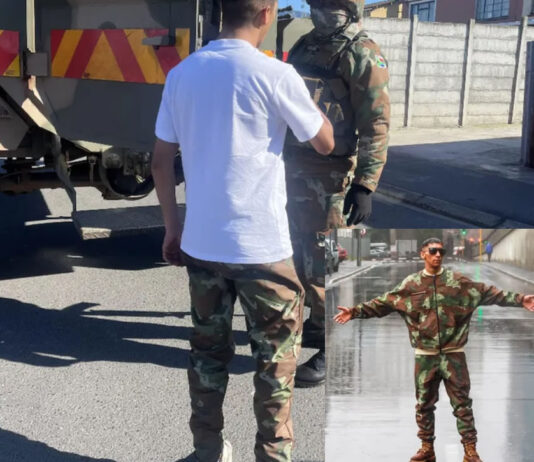 "I Want My Pants Back": Cape Flats Fashion Designer Humiliated After Soldiers Confiscate Custom Camouflage Trousers