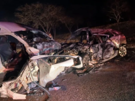 12 Cops Injured As SAPS Minibus Catches Fire On The N1 – Motorist Burns To Death Outside Polokwane
