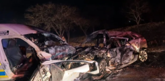 12 Cops Injured As SAPS Minibus Catches Fire On The N1 – Motorist Burns To Death Outside Polokwane