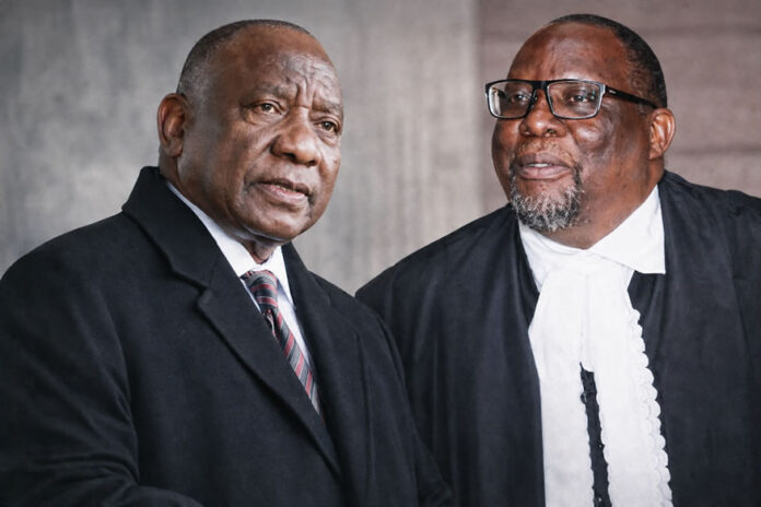 Thandazani Madonsela and President Cyril Ramaphosa