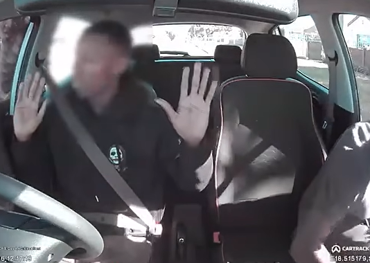 Terrifying Dashcam Video Captures Broad Daylight Robbery of Bolt Driver! (WATCH)