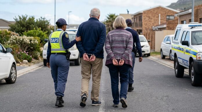 elderly white couple arrested in south africa