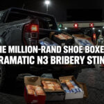 Man arrested after police find R1.1m hidden in shoe boxes inside Ford Ranger Raptor