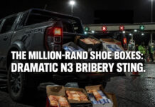 Man arrested after police find R1.1m hidden in shoe boxes inside Ford Ranger Raptor