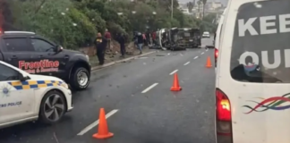 60-year-old killed, 13 injured in 3-taxi crash on Nelson Mandela Boulevard