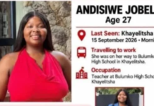 Khayelitsha Teacher Disappears After Leaving For School — Family Fears Worst